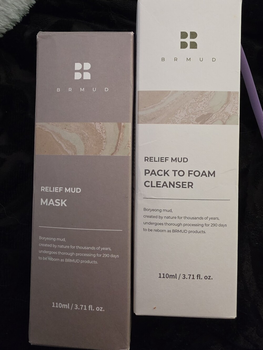BRMUD Relief Mud Pack to Foam Cleanser and Mud Mask